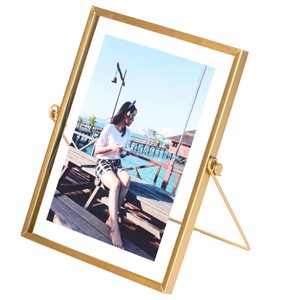 Fabulaxe Gold Metal Picture Frame (5-in x 7-in)