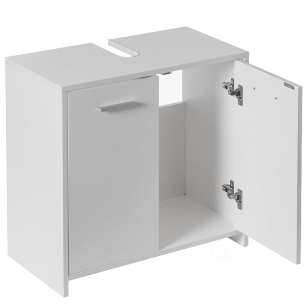 BASICWISE Sink Base Bathroom Vanity 2Door Organizer, Kitchen