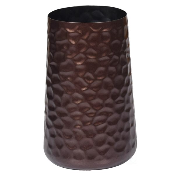 Uniquewise 8.75-in x 5.5-in Bronze Iron Vase QI004128.S | RONA