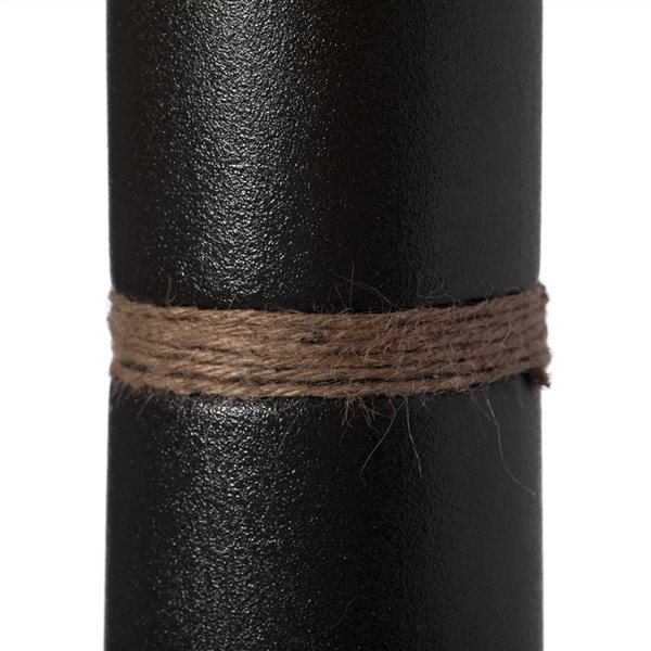 Uniquewise 11-in x 3.5-in Black Ceramic Vases - Set of 2