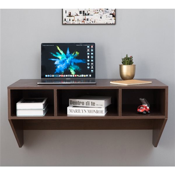 Floating desk deals with hutch