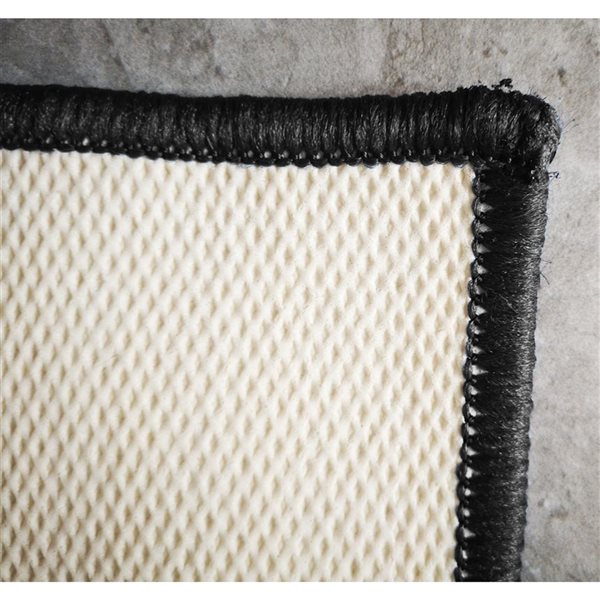 Deerlux 3-ft x 5-ft Cream Rectangular Indoor Rug