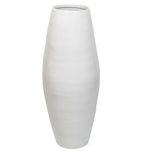 Uniquewise 27.5-in x 11-in White Bamboo Vase