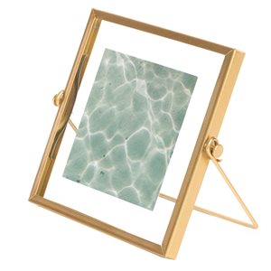 Fabulaxe Gold Metal Picture Frame (4-in x 4-in)
