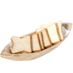 Vintiquewise Wood Boat Shaped Small Tray