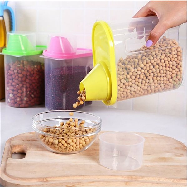 Basicwise 6.7-in x 8.3-in Clear Plastic Food Storage Container - 3-Piece