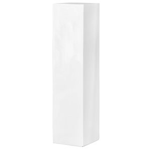 Uniquewise 39.25-in x 12-in White Magnesium Oxide Rectangle Pedestal