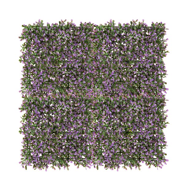 Naturae Decor 20-in W x 20-in H Artificial Lavender Wall Garden Trellis - Pack of 8