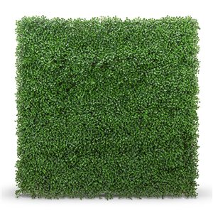 Naturae Decor 20-in W x 20-in H Artificial Boxwood Wall Garden Trellis - Pack of 8