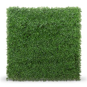 Naturae Decor 20-in W x 20-in H Artificial Boxwood Wall Garden Trellis - Pack of 4