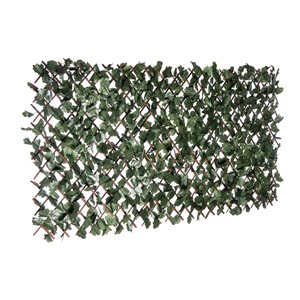 Naturae Decor 72-in W x 36-in H Expandable Polyester Ivy Garden Trellis