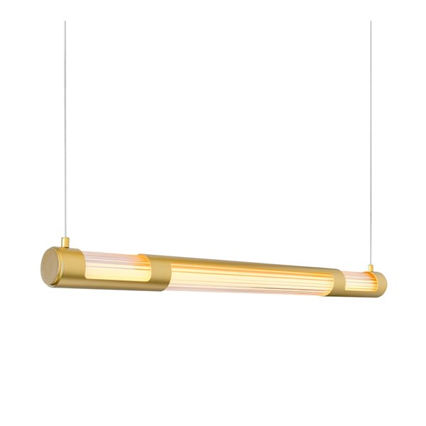 Image of Cwi Lighting | Neva Satin Gold 36-In Integrated Led Modern/contemporary Chandelier | Rona