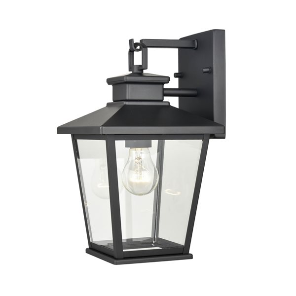 Millennium Lighting Bellmon 12.75-in Powder Coat Black 1-Light Outdoor Hanging Lantern