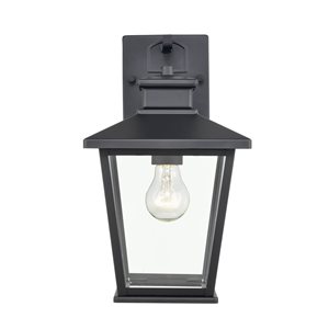 Millennium Lighting Bellmon 12.75-in Powder Coat Black 1-Light Outdoor Hanging Lantern