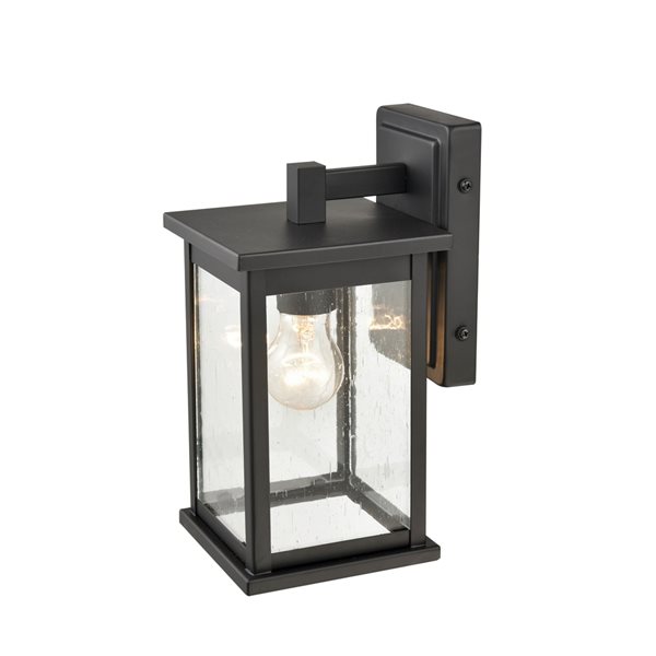 Millennium Lighting Bowton 11.5-in Powder Coat Black 1-Light Outdoor Hanging Lantern