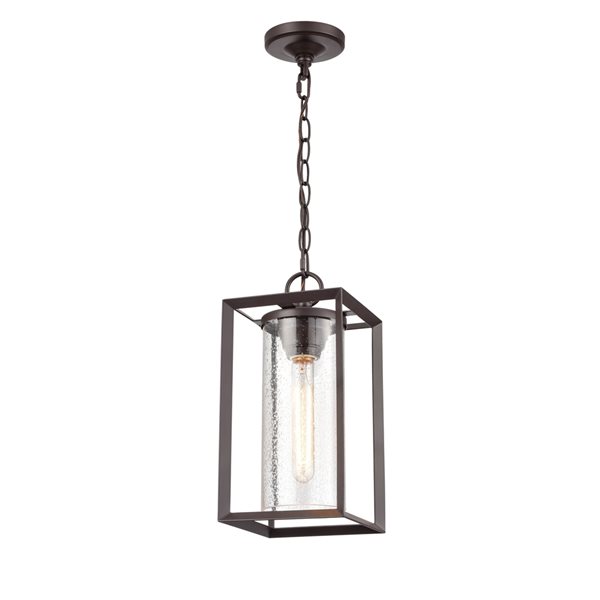 Millennium Lighting Wheatland Powder Coat Bronze Transitional Pendant Light
