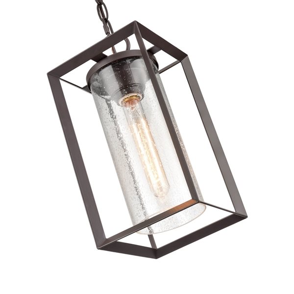 Millennium Lighting Wheatland Powder Coat Bronze Transitional Pendant Light