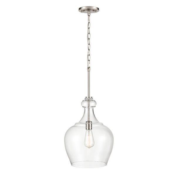 Millennium Lighting Corra Brushed Nickel Traditional Pendant Light