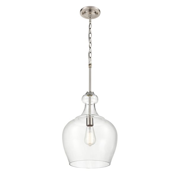 Millennium Lighting Corra Brushed Nickel Traditional Pendant Light