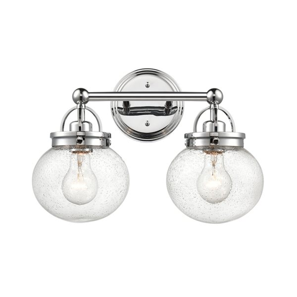 Chrome farmhouse on sale vanity light