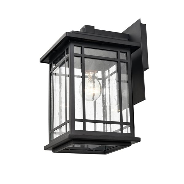 Millennium Lighting Armington 12-in Powder Coat Black 1-Light Outdoor Hanging Lantern