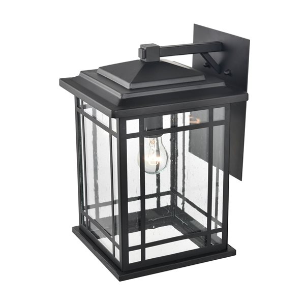 Millennium Lighting Armington 15-in Powder Coat Black 1-Light Outdoor Hanging Lantern