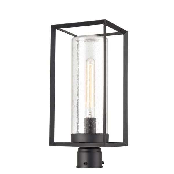 Millennium Lighting Wheatland 18-in Powder Coat Black Transitional Post 