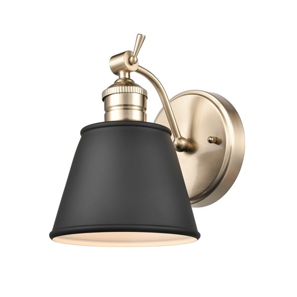 Millennium Lighting Layne 6.5-in 1-Light Modern Gold Wall Sconce