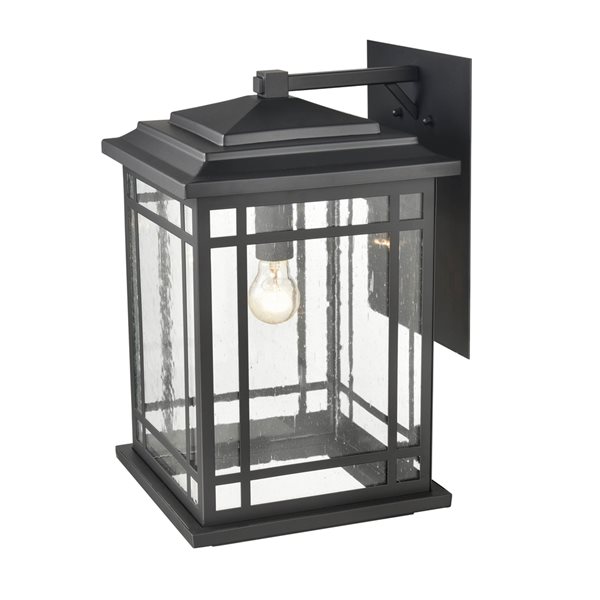 Millennium Lighting Armington 18-in Powder Coat Black 1-Light Outdoor Hanging Lantern