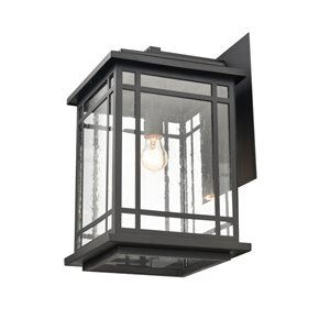 Millennium Lighting Armington 18-in Powder Coat Black 1-Light Outdoor Hanging Lantern