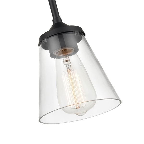 Millennium Lighting Josleen Matte Black Modern/Contemporary Pendant Light
