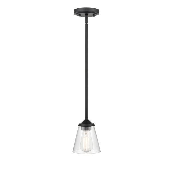 Millennium Lighting Josleen Matte Black Modern/Contemporary Pendant Light