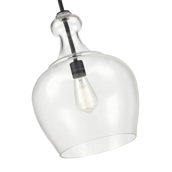 Millennium Lighting Corra Matte Black Traditional Pendant Light