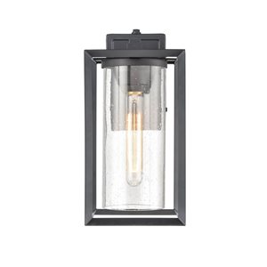 Millennium Lighting Wheatland 13-in Powder Coat Black Outdoor Wall Sconce