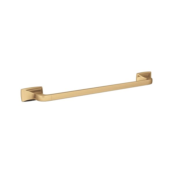 Amerock Highland Ridge 18-in Champagne Bronze Wall Mount Single Towel Bar