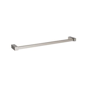 Amerock Monument 18-in Brushed Nickel Wall Mount Single Towel Bar