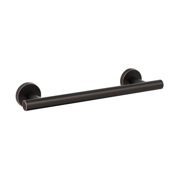 Amerock Arrondi 9-in Oil-Rubbed Bronze Wall Mount Single Towel Bar