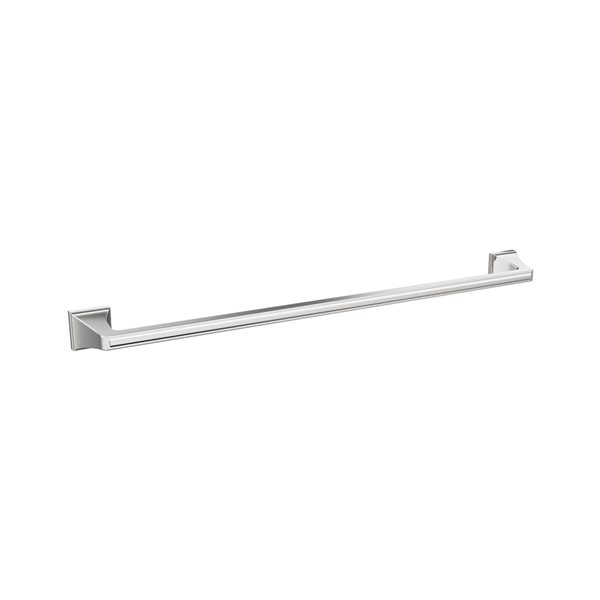 Amerock Mulholland 24-in Chrome Wall Mount Single Towel Bar