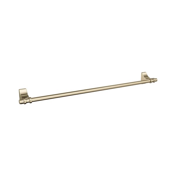Amerock Davenport 24-in Golden Champagne Wall Mount Single Towel Bar
