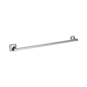 Amerock Stature 24-in Brushed Nickel Wall Mount Single Towel Bar