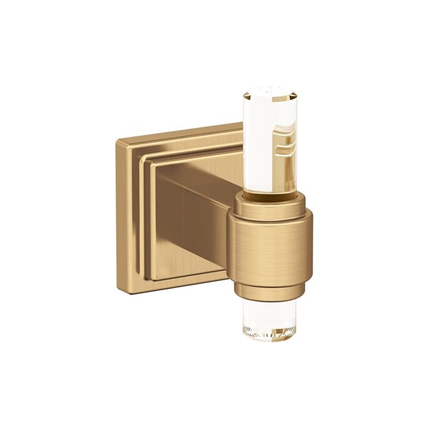 Crochet De Salle De Bains Glacio Transparent/bronze Champagne Par Amerock Bh36060ccz 331031295