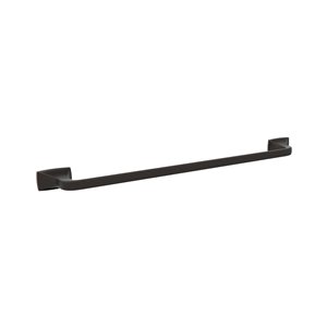 Amerock Highland Ridge 24-in Oil-Rubbed Bronze Wall Mount Single Towel Bar