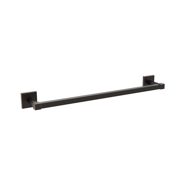 Amerock Appoint 18-in Oil-Rubbed Bronze Wall Mount Single Towel Bar