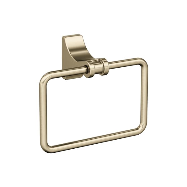 Amerock Davenport Golden Champagne Wall Mount Towel Ring