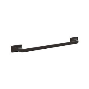 Amerock Highland Ridge 18-in Oil-Rubbed Bronze Wall Mount Single Towel Bar