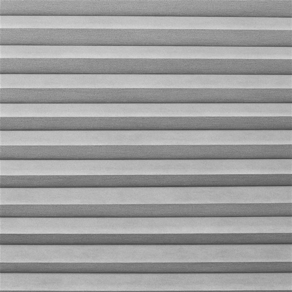 Lumi Home Furnishings 58-in x 72-in Grey Light Filtering Cordless Indoor Honeycomb POSH Cellular Shade