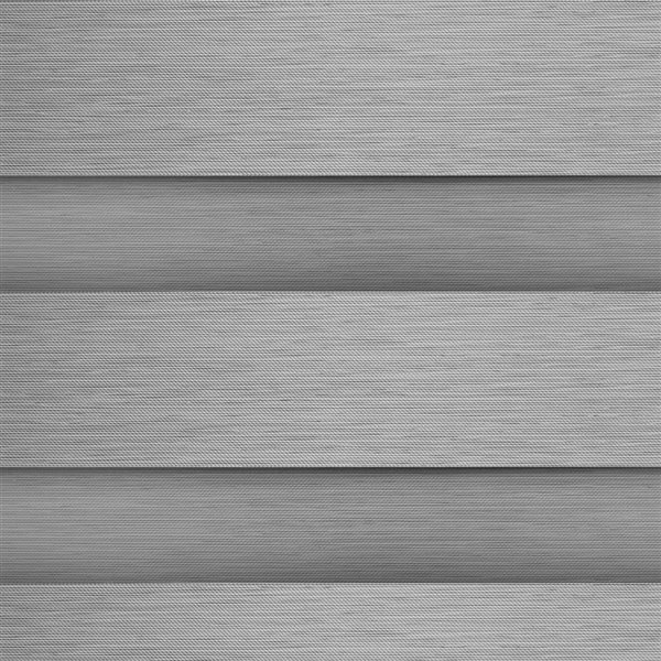 Lumi Home Furnishings 34-in x 72-in Grey Blackout Cordless Indoor Zebra Roller Shade