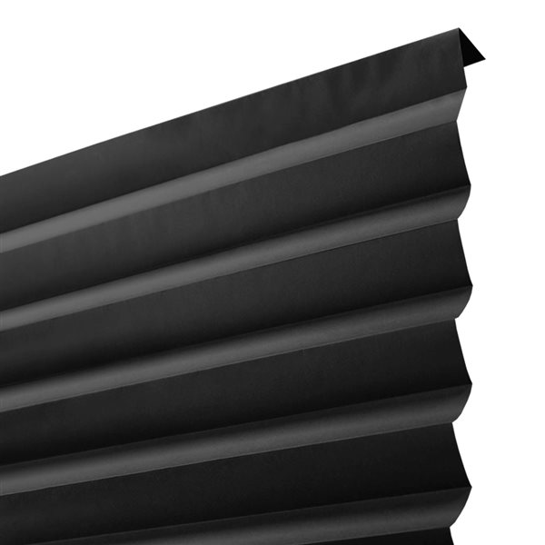 Lumi Home Furnishings 36-in x 72-in Black Blackout Cordless Indoor Temporary Pleated Shades - 6-Pack