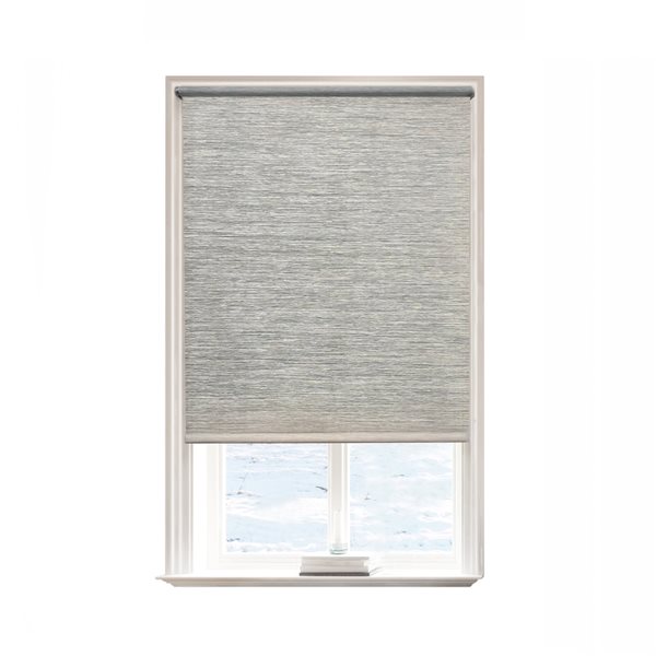 Lumi Home Furnishings 48-in x 72-in Taupe Light Filtering Cordless Indoor Roller Shade