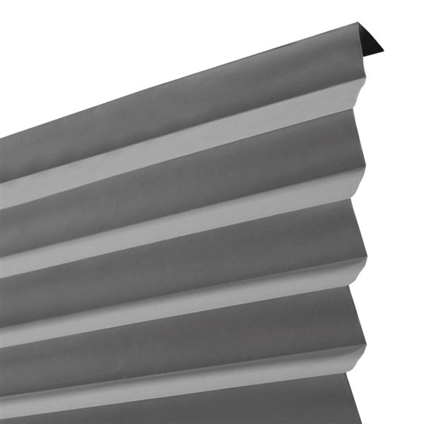 Lumi Home Furnishings 48-in x 72-in Grey Room Darkening Cordless Indoor Temporary Pleated Shades - 6-Pack